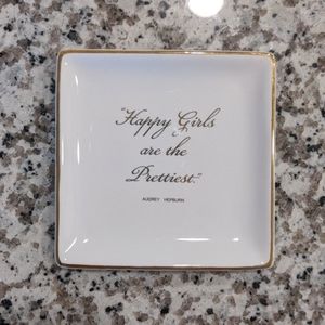 "Happy Girls..." Audrey Hepburn Jewelry Tray